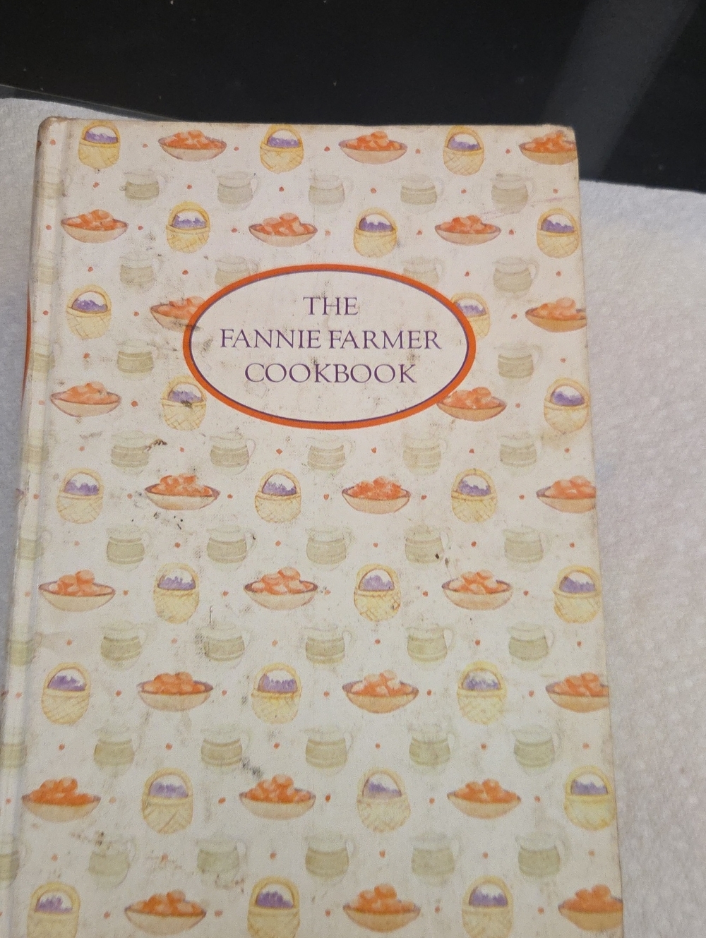 Vintage Fannie Farmer Cookbook 1981 Hardcover-12th Ed-Cottagecore kitchen deco